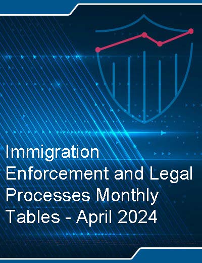 Standard cover page for Immigration Enforcement and Legal Processes Monthly Tables - April 2024