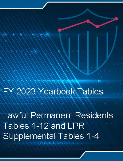 Report coversheet for Lawful Permanent Residents 2023 Data Tables 