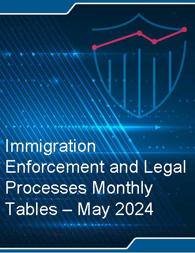 Standard cover page for Immigration Enforcement and Legal Processes Monthly Tables - May 2024