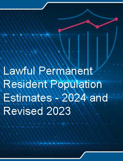 standard cover page for LPR population estimates for 2024 and revised 2023