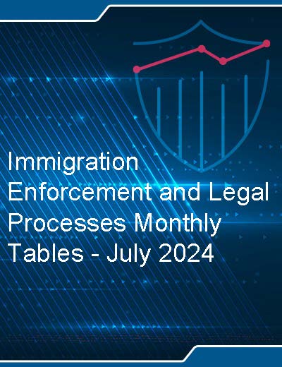 Standard cover page for Immigration Enforcement and Legal Processes Monthly Tables - July 2024